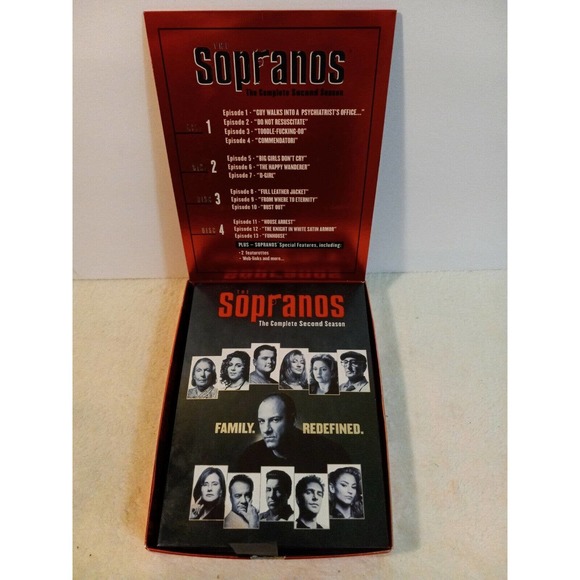 The Sopranos The Complete Second Season a 4 DVD set James Gandolfini Near Mint - Picture 5 of 6